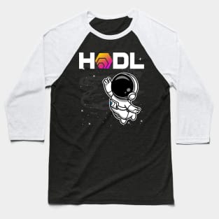 HODL Astronaut HEX Coin To The Moon HEX Crypto Token Cryptocurrency Blockchain Wallet Birthday Gift For Men Women Kids Baseball T-Shirt